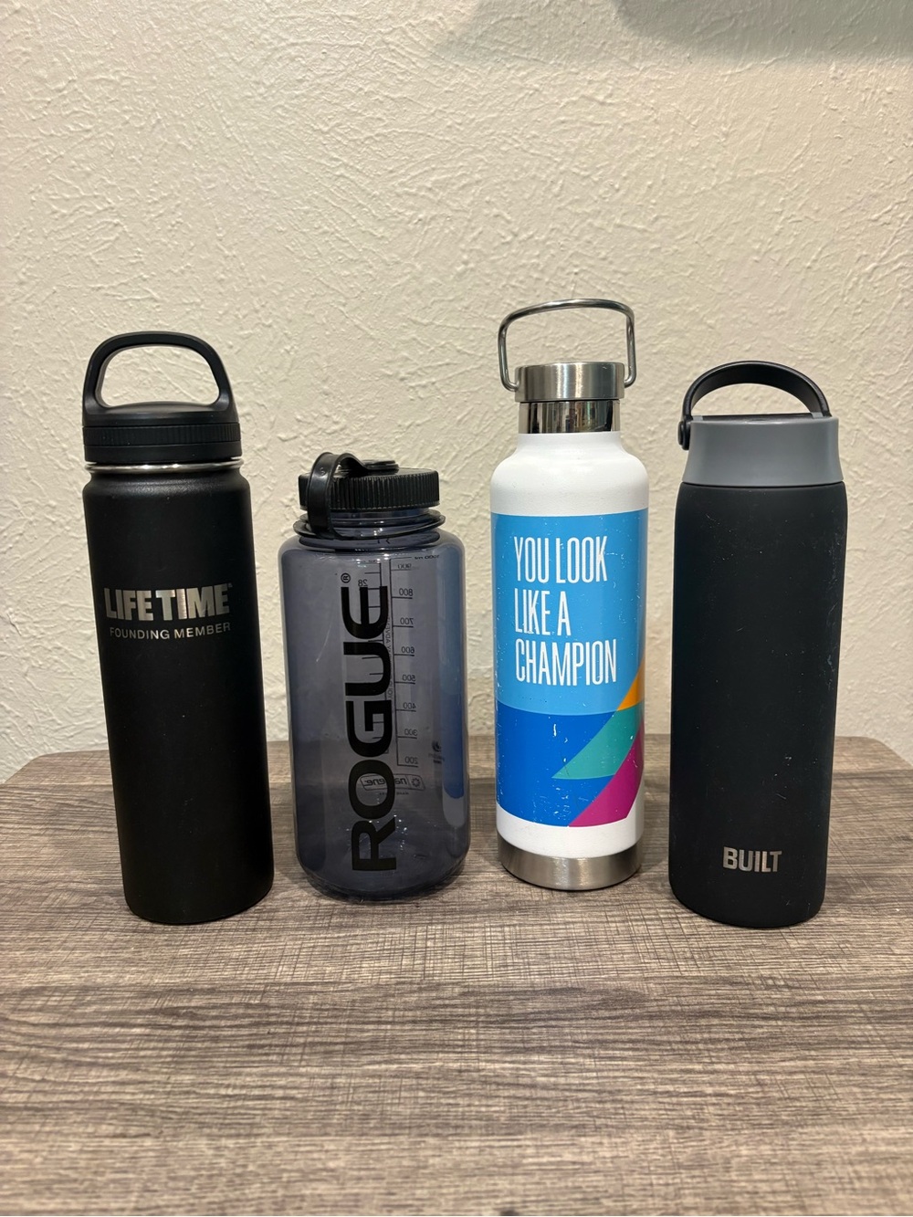 Assorted Bottle Bundle - LifeTime, Rogue, H2go, Built